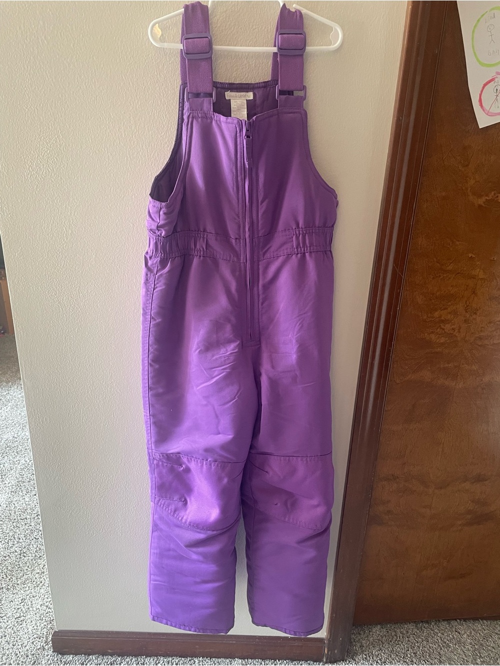 Kids Purple Snow Bib Overalls - Falls Creek
